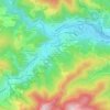 Signe Martre et Pissoule topographic map, elevation, terrain