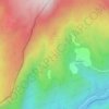 Costero topographic map, elevation, terrain