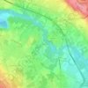 Saint-Romain topographic map, elevation, terrain