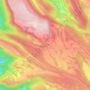 Porquera del Butrón topographic map, elevation, terrain