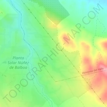 Las Traseras topographic map, elevation, terrain