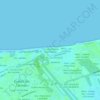 COL. BOQUERON DEL PALMAR topographic map, elevation, terrain