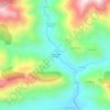 Villanueva de Pontedo topographic map, elevation, terrain