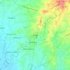 Pandi topographic map, elevation, terrain