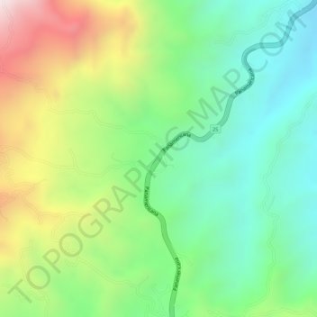 LA AGUSTINA topographic map, elevation, terrain