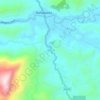 Yainna topographic map, elevation, terrain