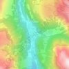 Campodolcino topographic map, elevation, terrain