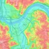 Newport topographic map, elevation, terrain