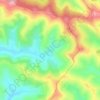 Copru topographic map, elevation, terrain