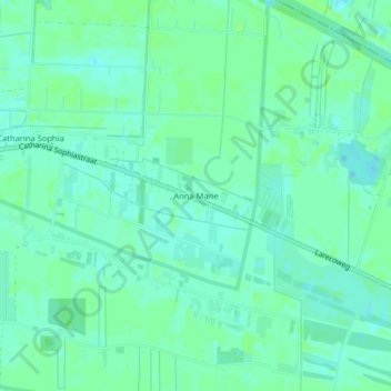 Anna Marie topographic map, elevation, terrain