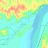 Minanga Sur topographic map, elevation, terrain