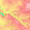 La Meilleraie-Tillay topographic map, elevation, terrain