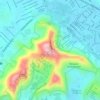cima cerro paraíso topographic map, elevation, terrain