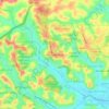 Alto da Bondade topographic map, elevation, terrain