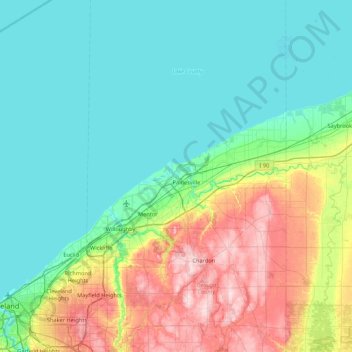 Ram Island topographic map, elevation, terrain