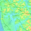 Boralesgamuwa topographic map, elevation, terrain