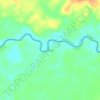 Arica topographic map, elevation, terrain