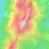 Colombier topographic map, elevation, terrain