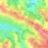La Halte topographic map, elevation, terrain