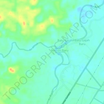 Noman topographic map, elevation, terrain