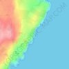 Burian Hole topographic map, elevation, terrain
