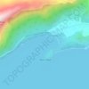 Fortune or Bobs Cove topographic map, elevation, terrain