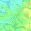 Jobstown topographic map, elevation, terrain
