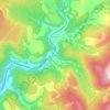 Gilmore topographic map, elevation, terrain