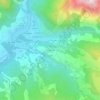Les Buissons topographic map, elevation, terrain