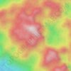 เขาใหญ่ topographic map, elevation, terrain