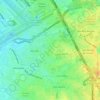 Merville topographic map, elevation, terrain