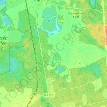 Mönninghausen topographic map, elevation, terrain