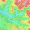 Petnjica topographic map, elevation, terrain