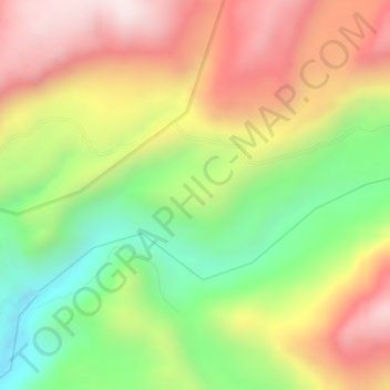 Alpachaca topographic map, elevation, terrain