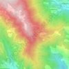 Monte Cavalluccio topographic map, elevation, terrain