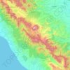 Jangkat topographic map, elevation, terrain