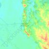 Ascensión de Guarayos topographic map, elevation, terrain