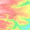 Tepetates topographic map, elevation, terrain