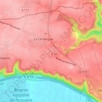 Le Clap topographic map, elevation, terrain