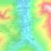 Mandarfen topographic map, elevation, terrain