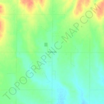 Emmeram topographic map, elevation, terrain