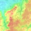 Fausse Porée topographic map, elevation, terrain