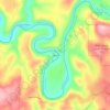 Climax topographic map, elevation, terrain