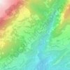 Daillon topographic map, elevation, terrain