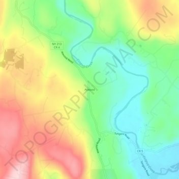 Atwood topographic map, elevation, terrain