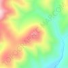 Монгол topographic map, elevation, terrain