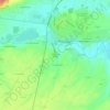 Les Grandes Bordes topographic map, elevation, terrain