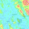 Bulathsinhala topographic map, elevation, terrain