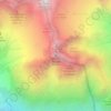 Tête du Rouget topographic map, elevation, terrain