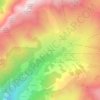 Colombe topographic map, elevation, terrain